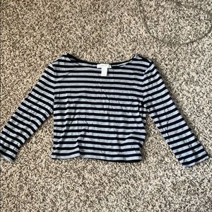 Forever 21 striped crop top
